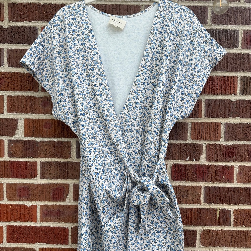 Sezane Floral Dress